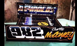 racing wing we created for a driver we sponsor